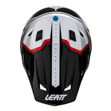 Leatt Шлем кроссовый  7.5 V26 White Red + очки Velocity 4.5 - миниатюра 6