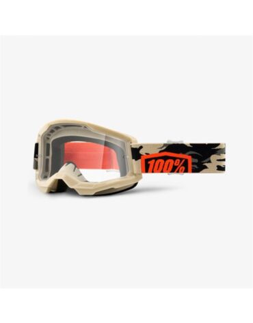 Очки 100% Strata 2 Goggle Kombat / Clear Lens
