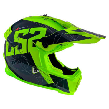 LS2 Мотошлем MX437 Fast Alpha Желтый - миниатюра 3