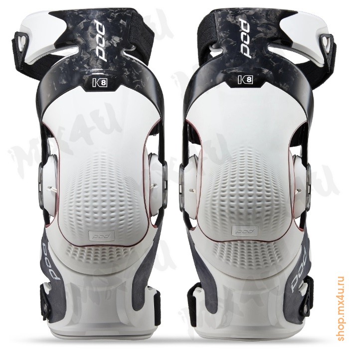Наколенники Carbon K8 3.0 - карбон белые - фото 10