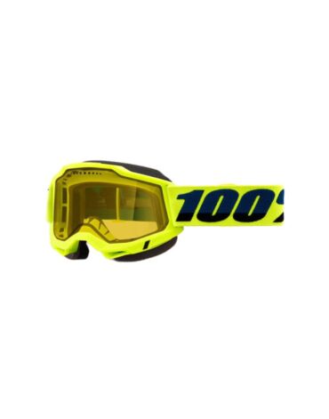 100% Очки Accuri 2 Snowmobile Goggle Fluo Yellow Yellow Vented Dual Lens