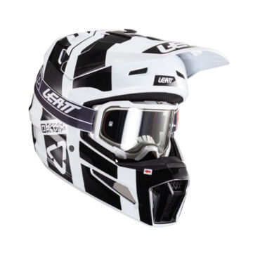 Leatt Шлем кроссовый Moto 3.5 Helmet Kit 2024 Black White - миниатюра 6