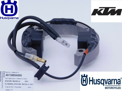 Статор генератора KTM 50SX 01 23 / Husqvarna TC50 17 23 / GasGas MC50 21 23 - фото 1