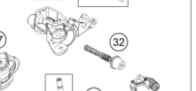 Ремкомплект цилиндра сцепления Husqvarna GasGas OEM A54002032000 Braktec TE 2022 2024 EC 2021+