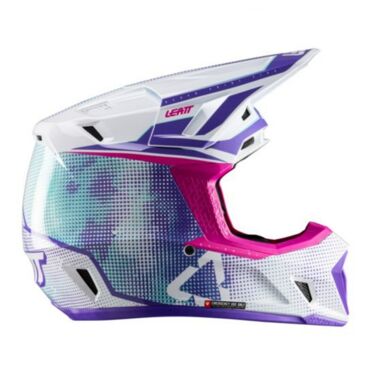 Leatt Шлем кроссовый  7.5 V26 Purple + очки Velocity 4.5 - миниатюра 5