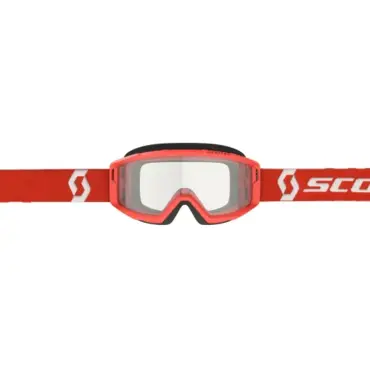 Scott очки кроссовые Primal Red прозрачная линза - миниатюра 3