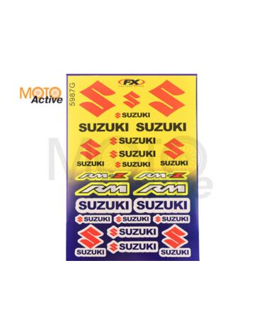 Наклейки (набор) спонсор SUZUKI (40х28см) (#5987G)