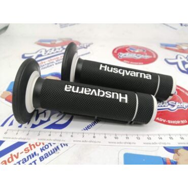 Husqvarna GRIP SET BLACK WHITE Грипсы  FE TE FC TC 14 16 / 701 ENDURO 16 22 ( 80302021000 ) - миниатюра 4