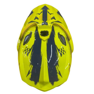 AiM Шлем детский JK802Y Yellow Blue - миниатюра 2