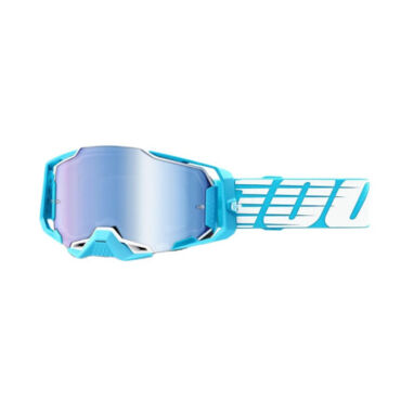 100% Очки Armega Goggle Oversized Sky Mirror Blue Lens - миниатюра 1