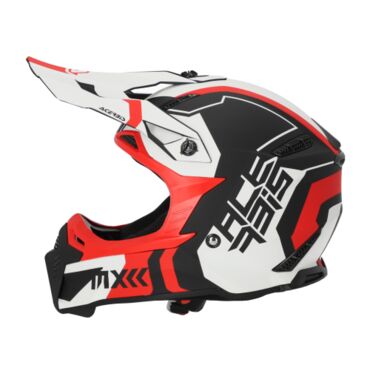 Шлем кроссовый Acerbis PROFILE 5 22 06 White Red - миниатюра 1