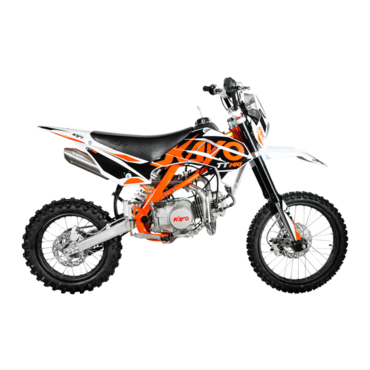 Питбайк KAYO BASIC TT140EM 17 14 KRZ (механ. сцепл., эл. стартер 2024 г.) - миниатюра 6