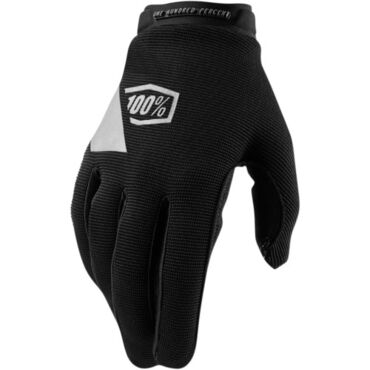 Мотоперчатки женские 100% Ridecamp Women Black, Черные - миниатюра 2