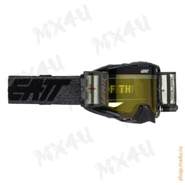 Очки Leatt Velocity 6.5 Roll Off Graphene Yellow 70% (8021700540) - миниатюра 2