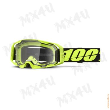 Очки Armatic Neon Yellow / Прозрачная линза - миниатюра 1