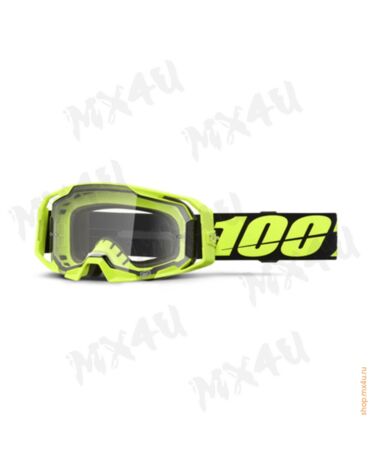 Очки Armatic Neon Yellow / Прозрачная линза