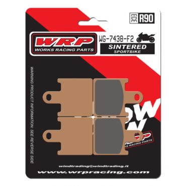 Тормозные колодки WRP WG 7438 F2 (LMP438 SF / LMP438 SFP / FDB2220 / FA417 / FA461) - миниатюра 1