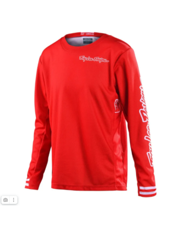 Мотоджерси подростковая Troy Lee Designs Youth GP Jersey, mono red (YXL, Детская Кросс эндуро)