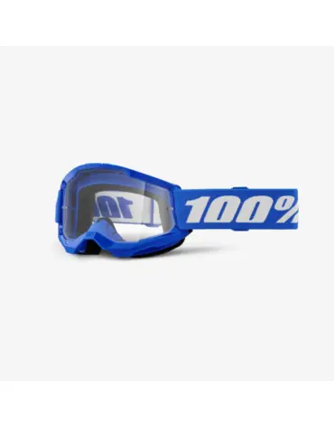 Очки подростковые 100% STRATA 2 JUNIOR Goggle Blue - Clear Lens