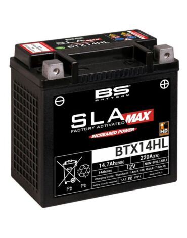 Аккумулятор BTX14HL YTX14HL (FA)  MAX