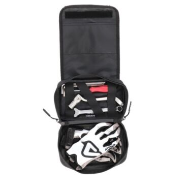 Сумка для инструментов на заднее крыло Acerbis Rear Tools Bag Logo, Черный Белый - миниатюра 7
