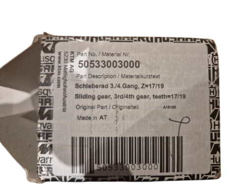 Шестерня 3 4 передачи первичного вала КПП KTM125 150SX 19- / Husqvarna TC125 150 19- / GasGas MC125 150 21- - фото 3
