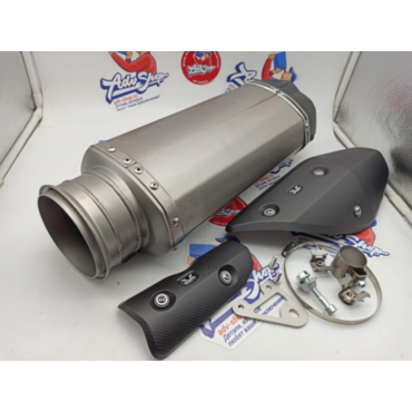 Wings Titanium Mufflers прямоточный титановый выхлоп (silver) -short 1290 SUPER ADVENTURE R S (21 24) - миниатюра 2