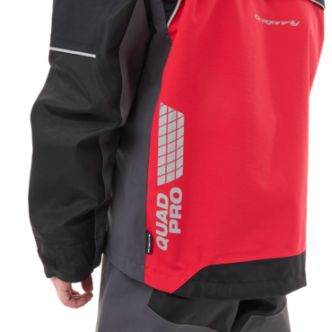 Dragonfly Куртка мембранная Quad Pro Man 2025 Red - Black - Grey - миниатюра 16