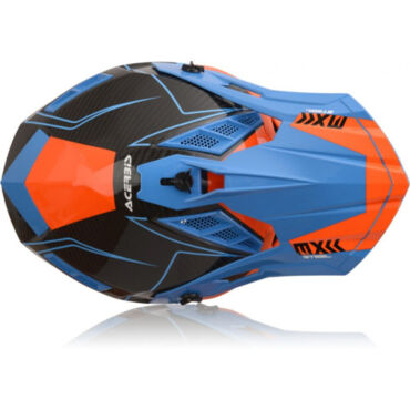 Acerbis Шлем Steel Carbon Orange Blue - миниатюра 6