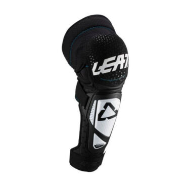 Leatt Наколенники 3DF Knee & Shin Guard Hybrid EXT Junior Черно Белые - миниатюра 2