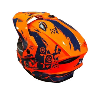 AiM Шлем детский JK802Y Orange Blue - миниатюра 2