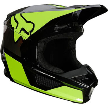 FOX Мотошлем кроссовый подростковый V1 Revn Flow Yellow - миниатюра 4