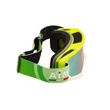 AiM Очки кроссовые (PRO) 157 900 Lime White Glossy - миниатюра 2