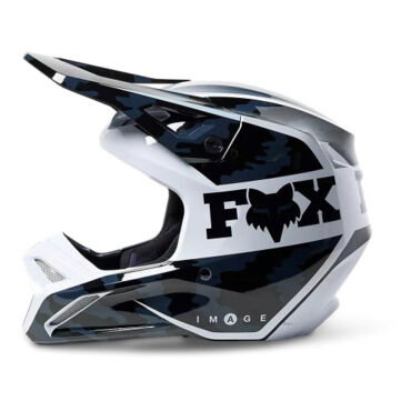 FOX Мотошлем V1 Nuklr Helmet Black - миниатюра 6