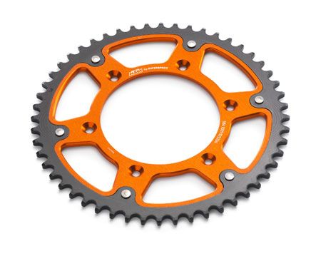 Звезда задняя оранжевая комбинированная 51 зуб KTM - фото 5
