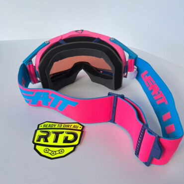 Очки LEATT Velocity 6.5 Pink Cyan (линза Rose Ultra Contrast 32%) - миниатюра 1
