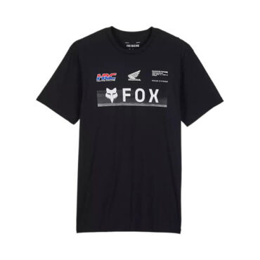 Футболка Fox x Honda Premium Tee, black (M, Взрослая  Повседневная) - миниатюра 1