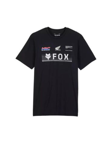 Футболка Fox x Honda Premium Tee, black (M, Взрослая  Повседневная)