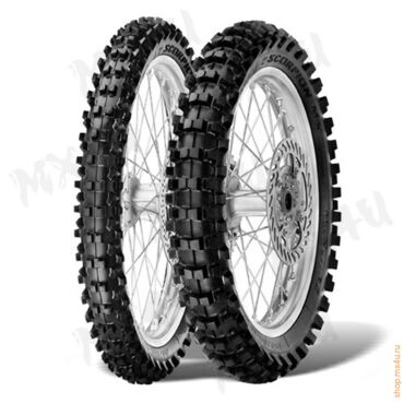 Scorpion MX32 Mid Soft задняя кроссовая покрышка 90 100 14 - миниатюра 2