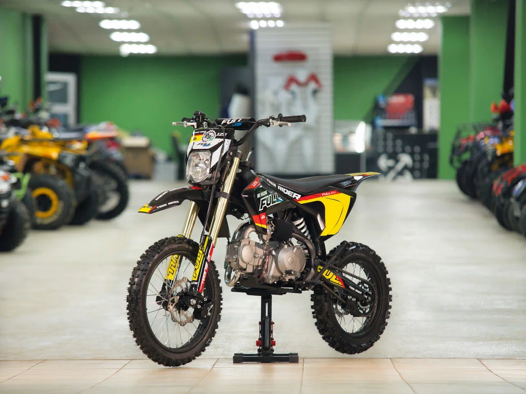 Питбайк FullCrew Teen Rider 125cc 17\14 (фара, электростартер) - фото 5