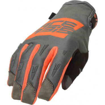 Acerbis Перчатки текстильные MX WP Homologated Orange Grey - миниатюра 2