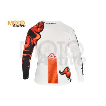 Джерси детское Acerbis MX J KID NEW Orange White - миниатюра 1