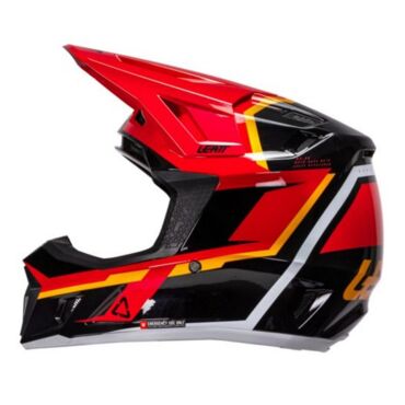Leatt Шлем кроссовый  7.5 V26 Red + очки Velocity 4.5 - миниатюра 7