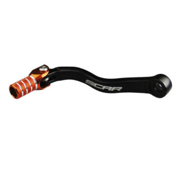 Лапка переключения передач Scar под мотоциклы KTM 250 300SX, EXC 94 16, 250SX F, EXC F 06 10 оранжевая - миниатюра 1
