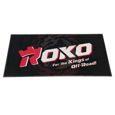 Ковер на каучуковой основе ROKO 80x210 - Черный - миниатюра 1