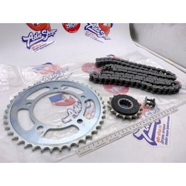 HONDA CHAIN KIT, DRIVE Оригинальный комплект цепь / звезды CBR6000 ( 06406MBW000 ) - миниатюра 2