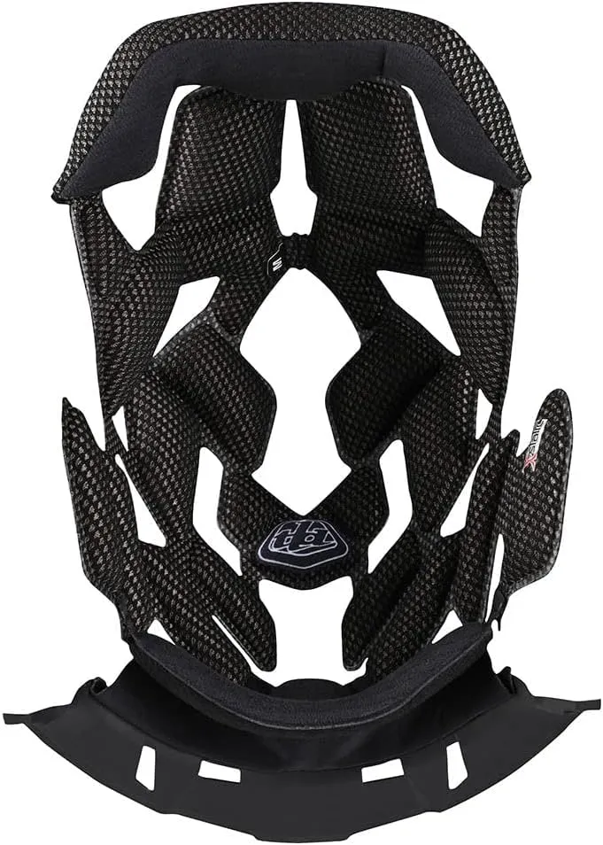 Сменная подкладка для велошлема Troy Lee Designs D4 Headliner Black - фото 1