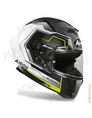 Дорожный шлем GP 550 S Rush бело - желтый