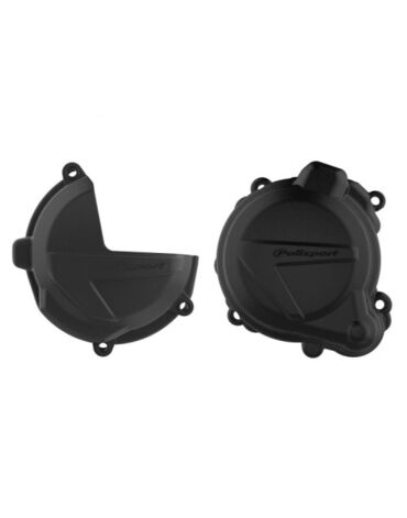 Комплект защиты крышек сцепления генератора помаы Polisport RR X Trainer 250 300 18 25 черн.