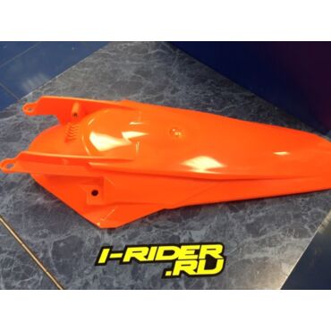 Крыло заднее Polisport 8556600006 KTM кросс 2019+, KTM Эндуро 2020+ оранжевое неон - миниатюра 1